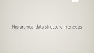 Hierarchical data structure in znodes
 