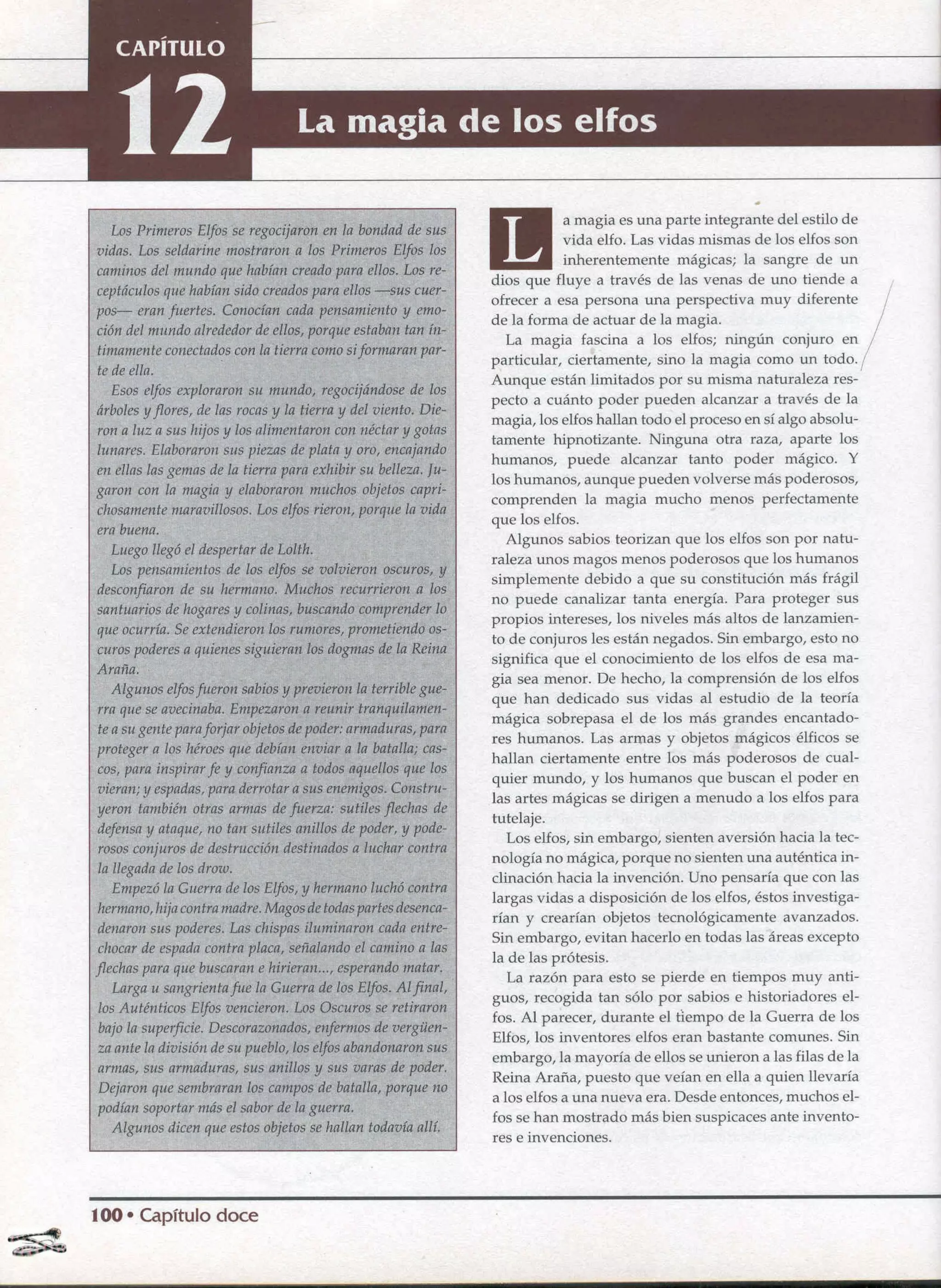 D&D   2.0 -el libro de los elfos