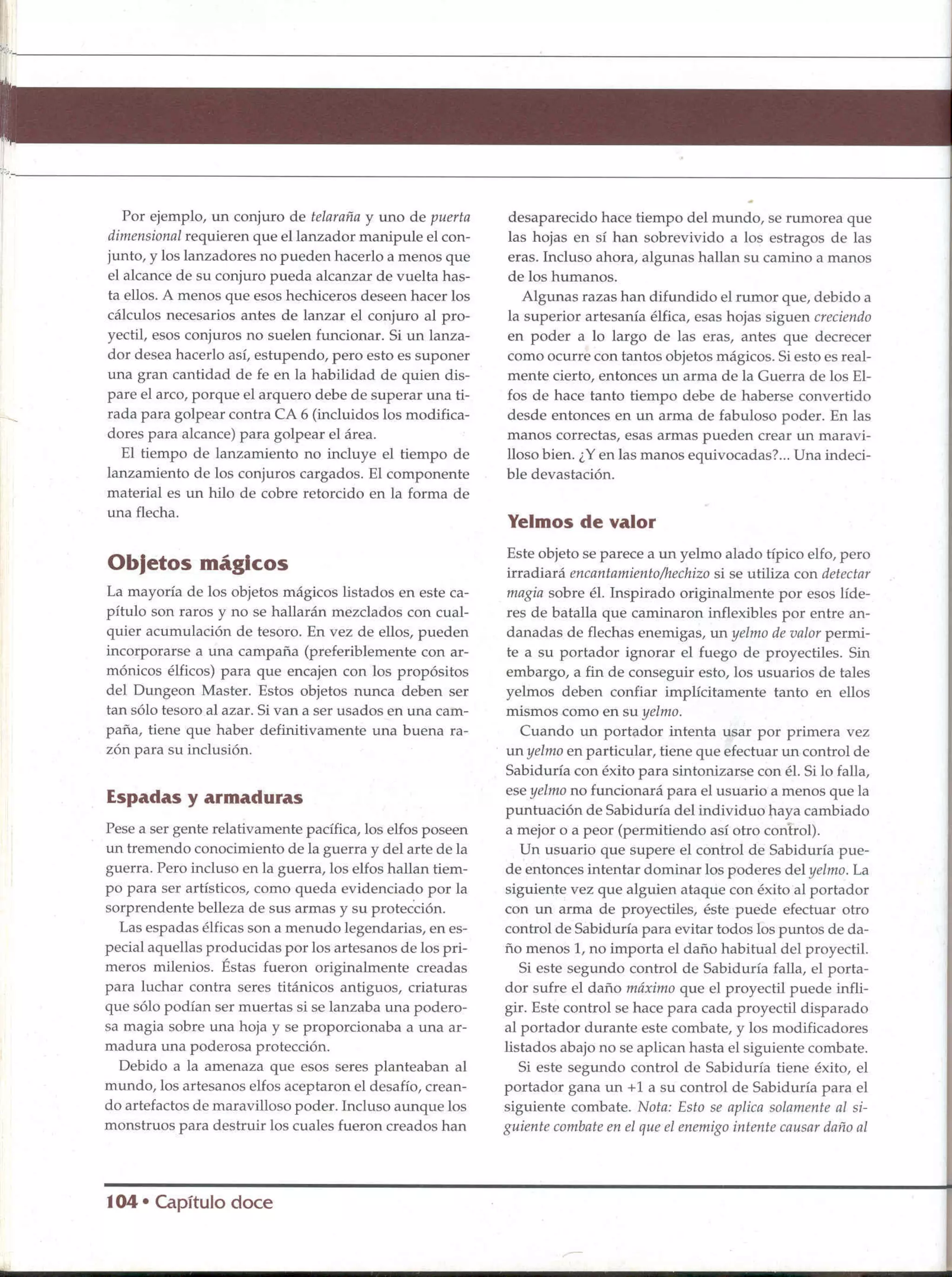 D&D   2.0 -el libro de los elfos