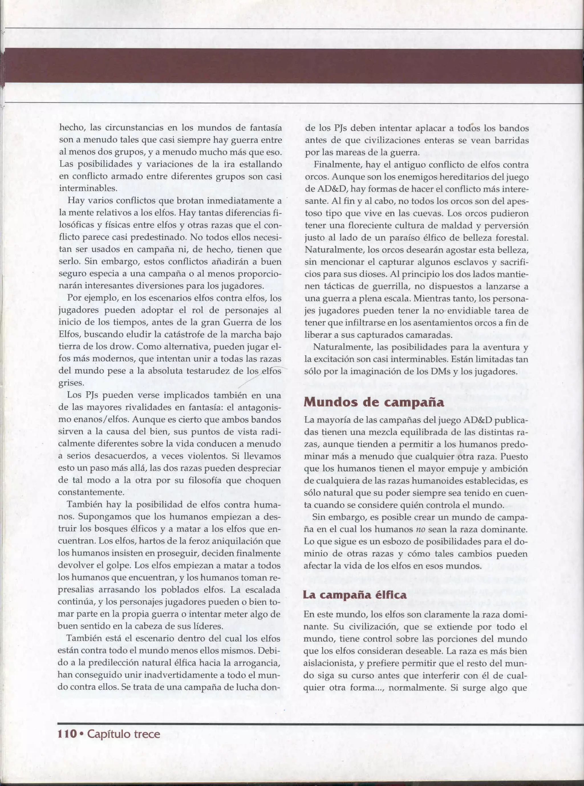 D&D   2.0 -el libro de los elfos