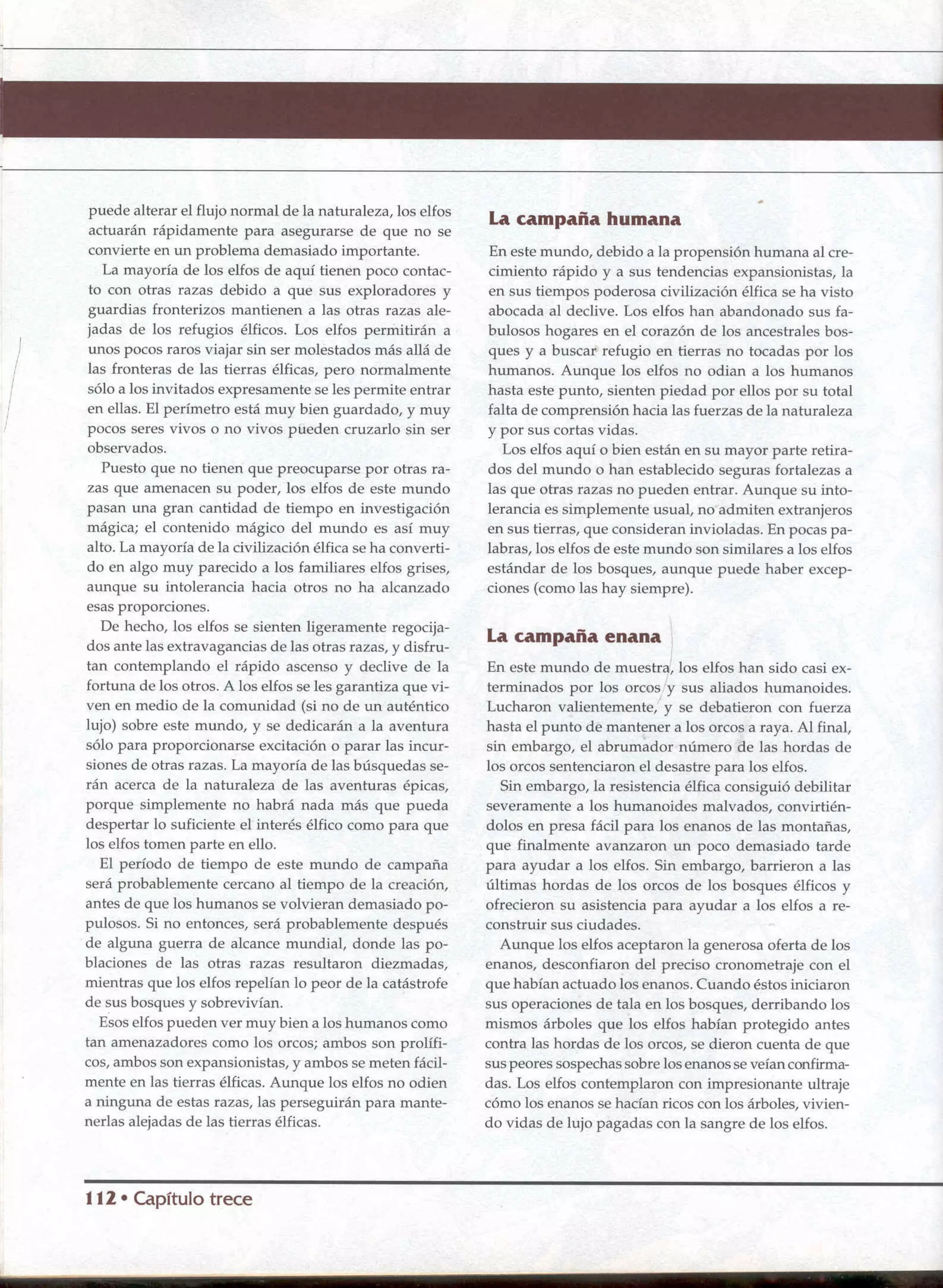 D&D   2.0 -el libro de los elfos