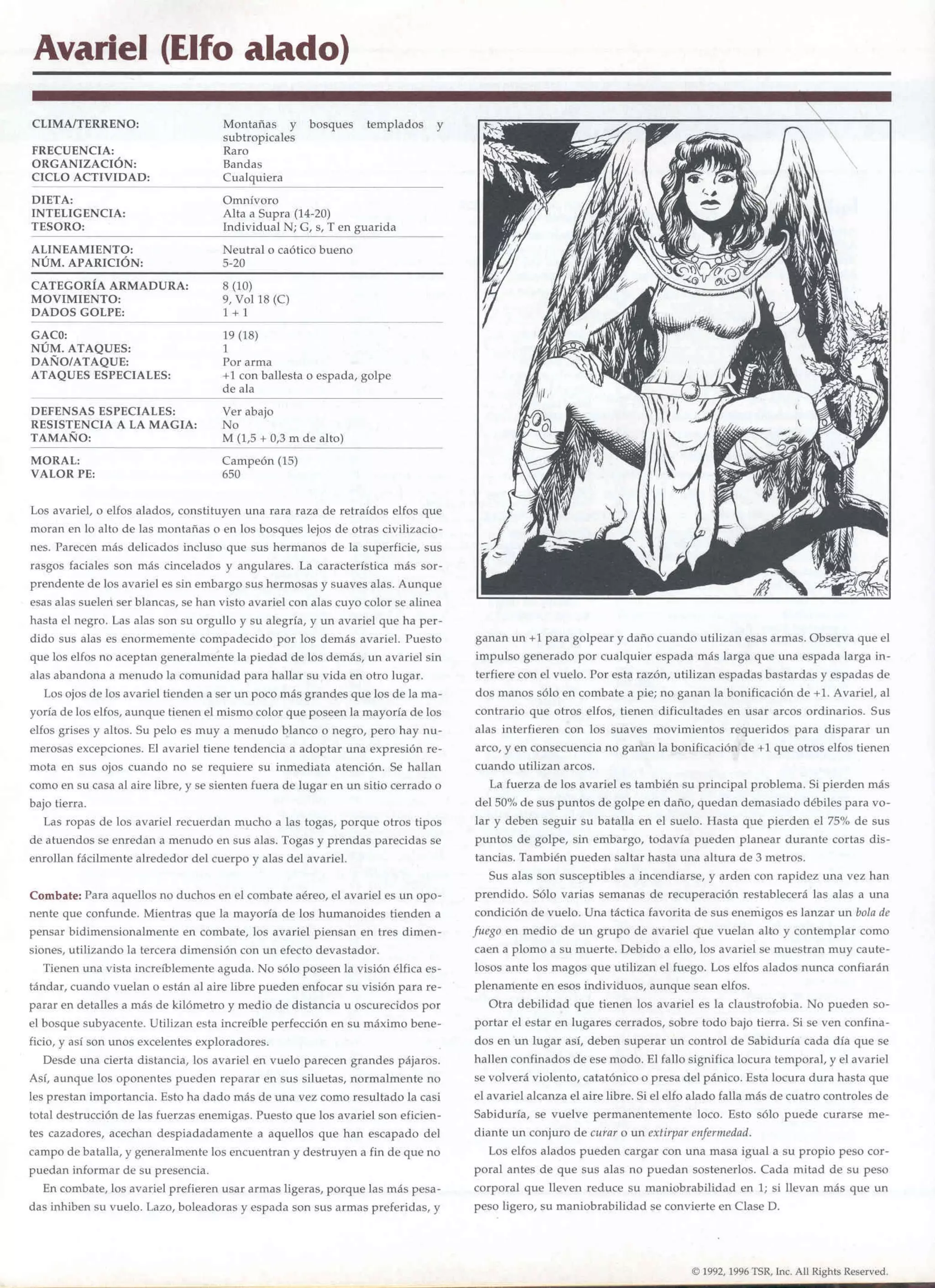 D&D   2.0 -el libro de los elfos