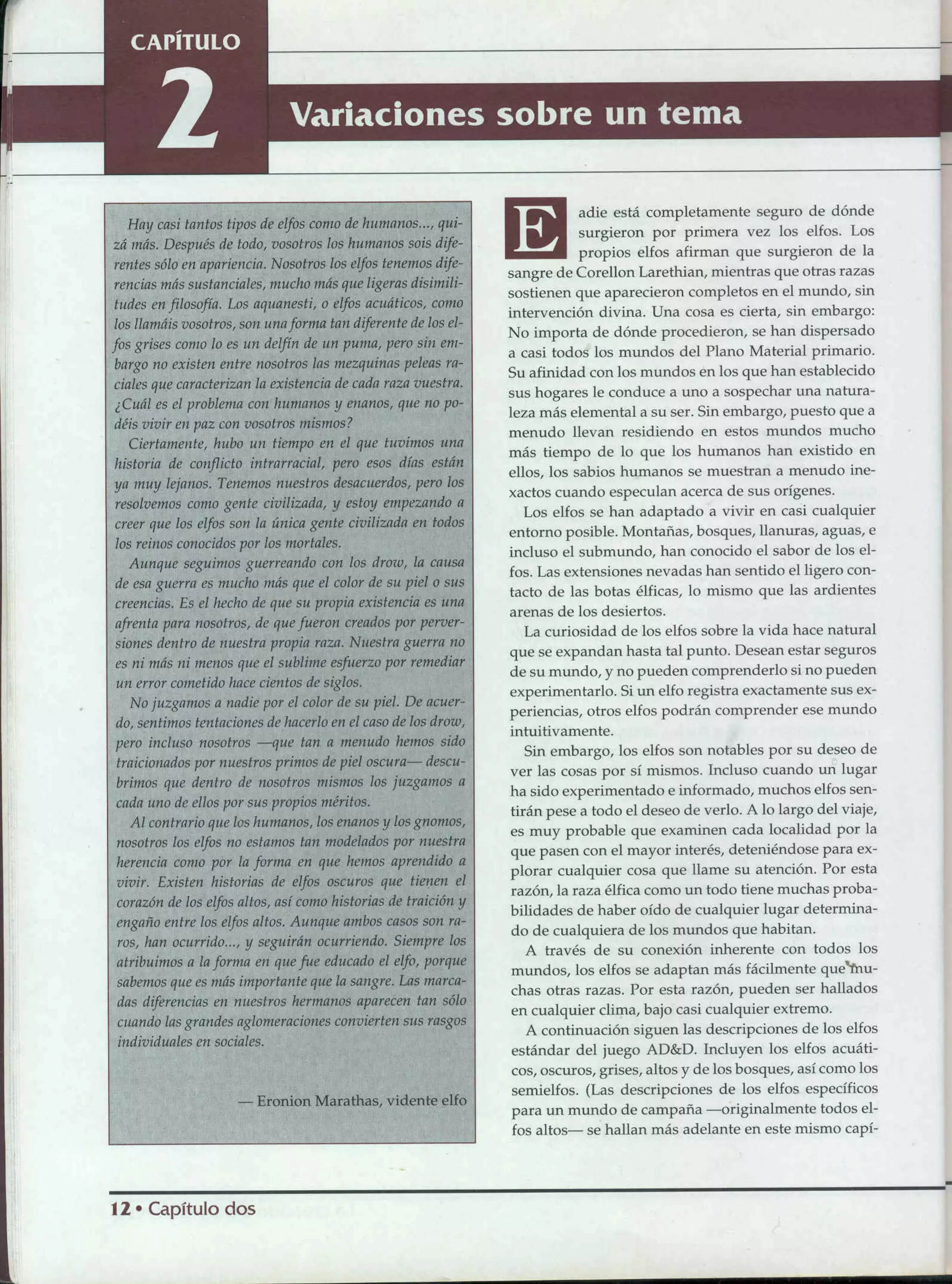 D&D   2.0 -el libro de los elfos