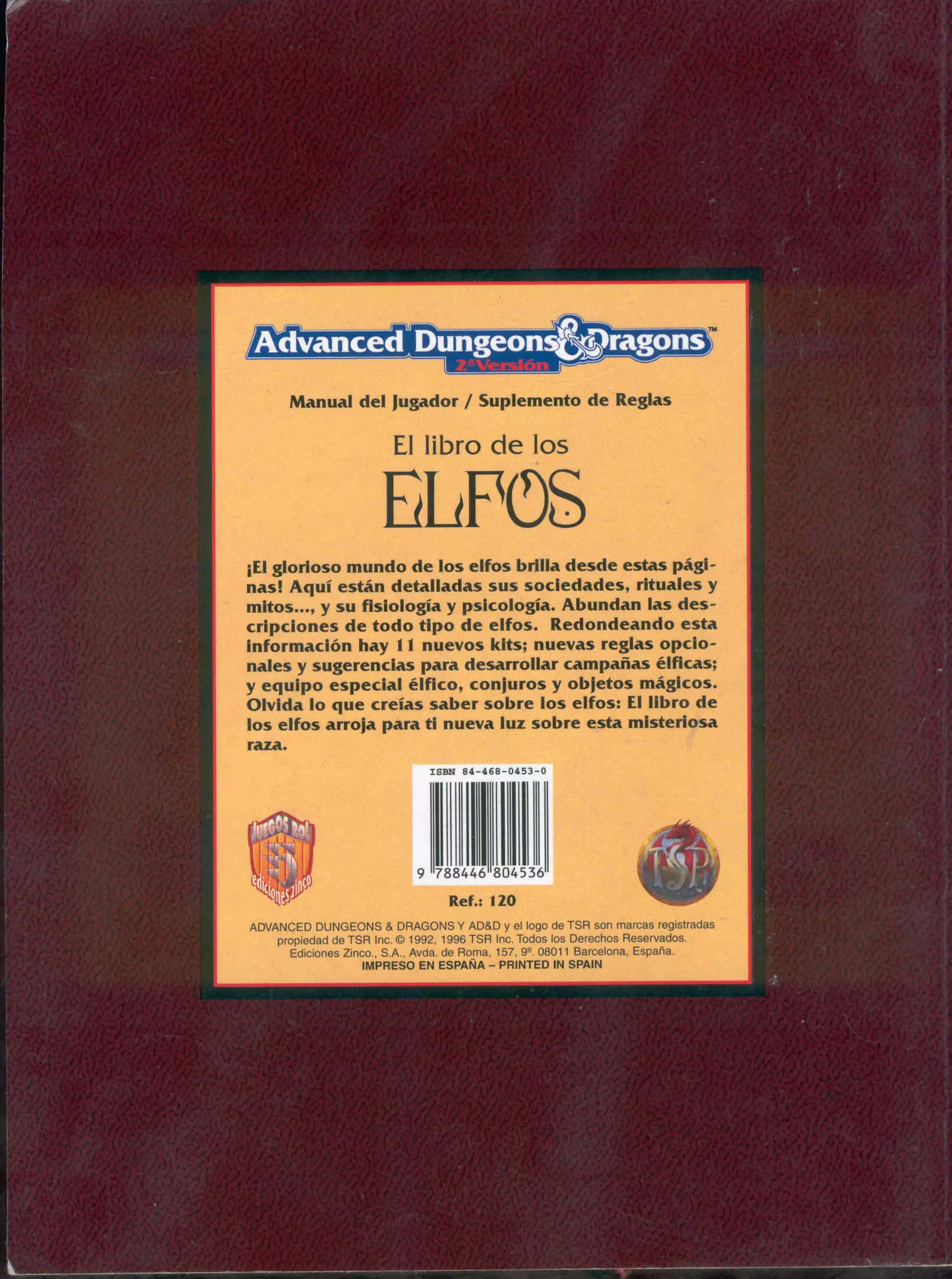 D&D   2.0 -el libro de los elfos