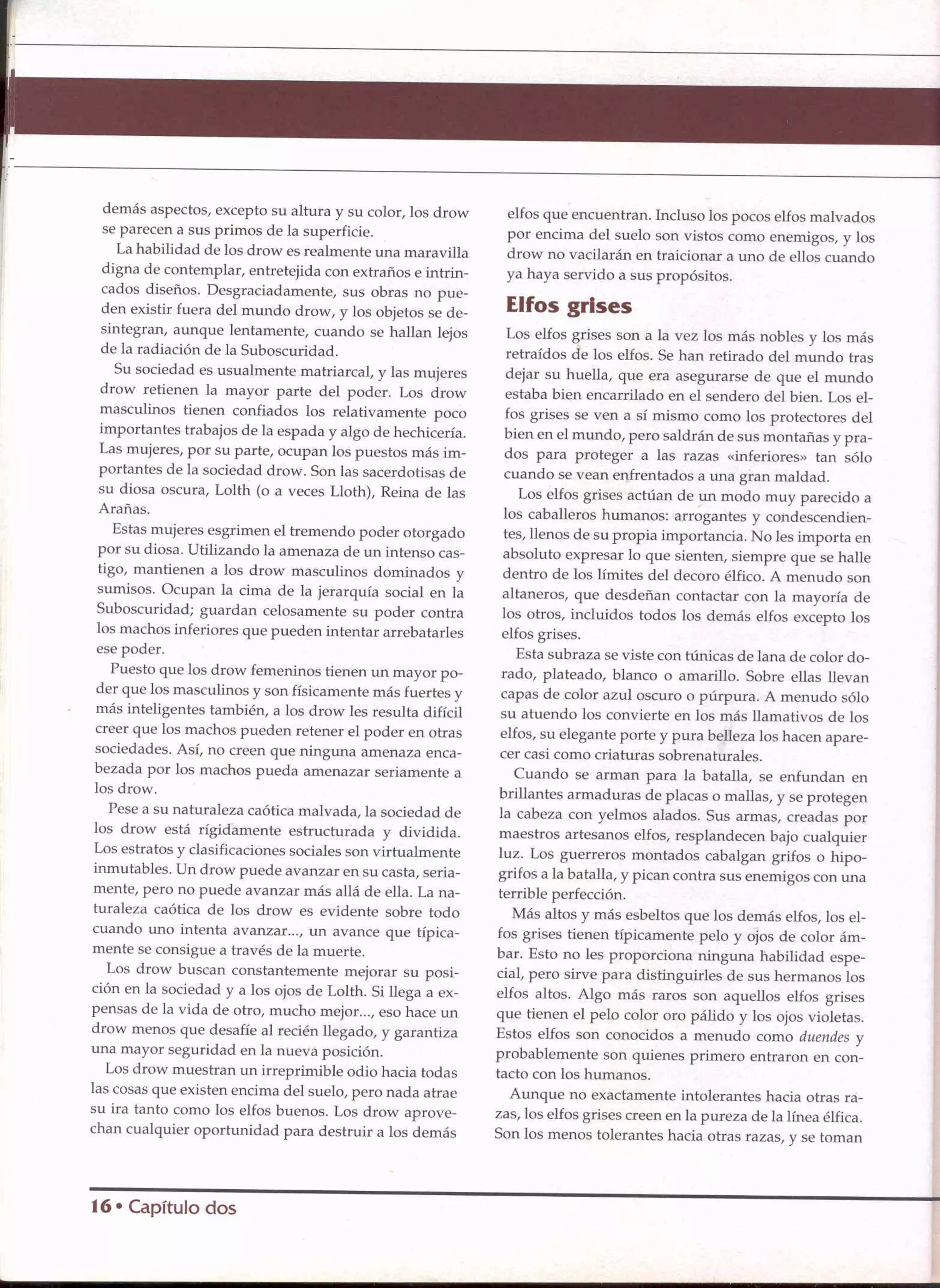 D&D   2.0 -el libro de los elfos