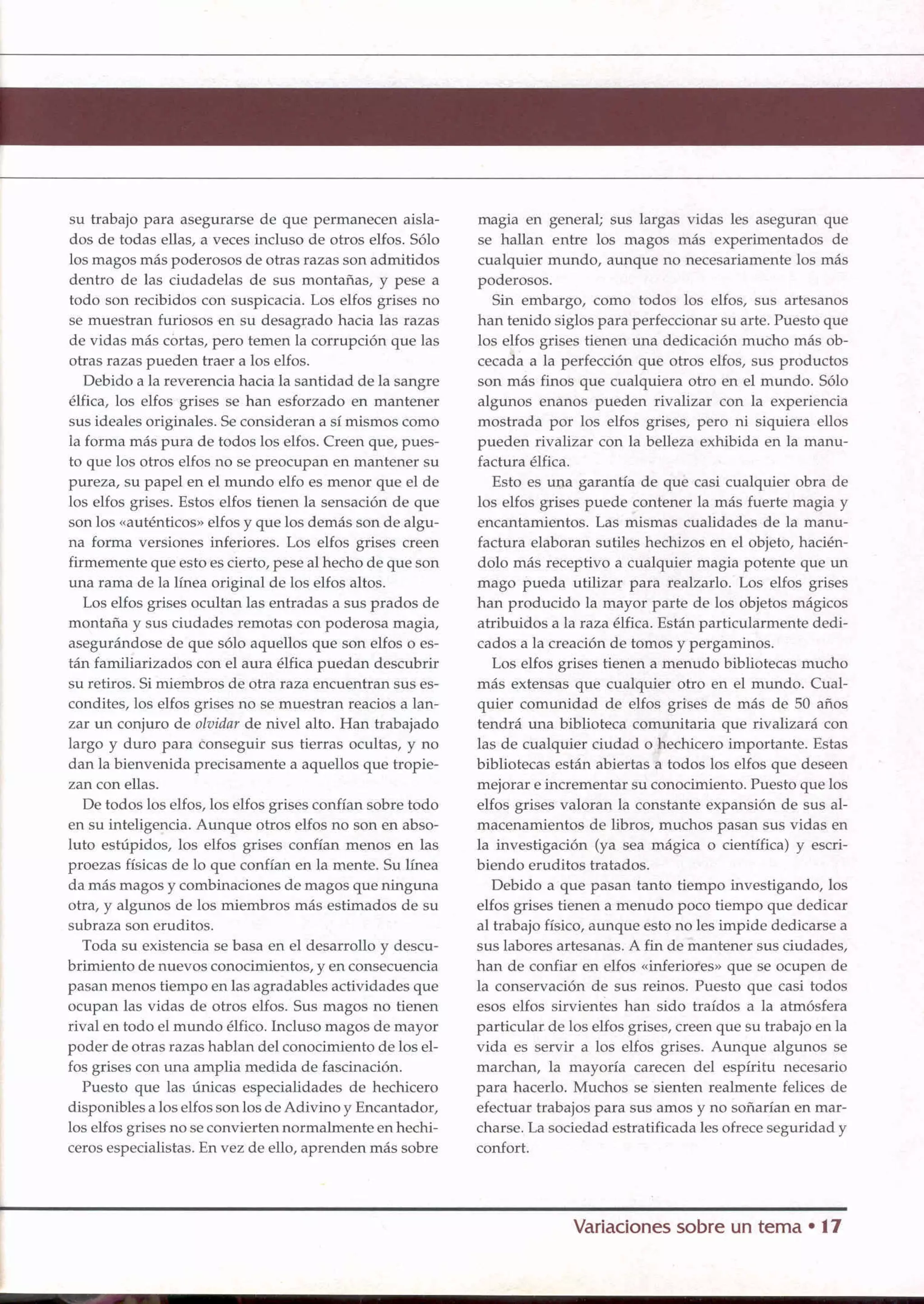 D&D   2.0 -el libro de los elfos