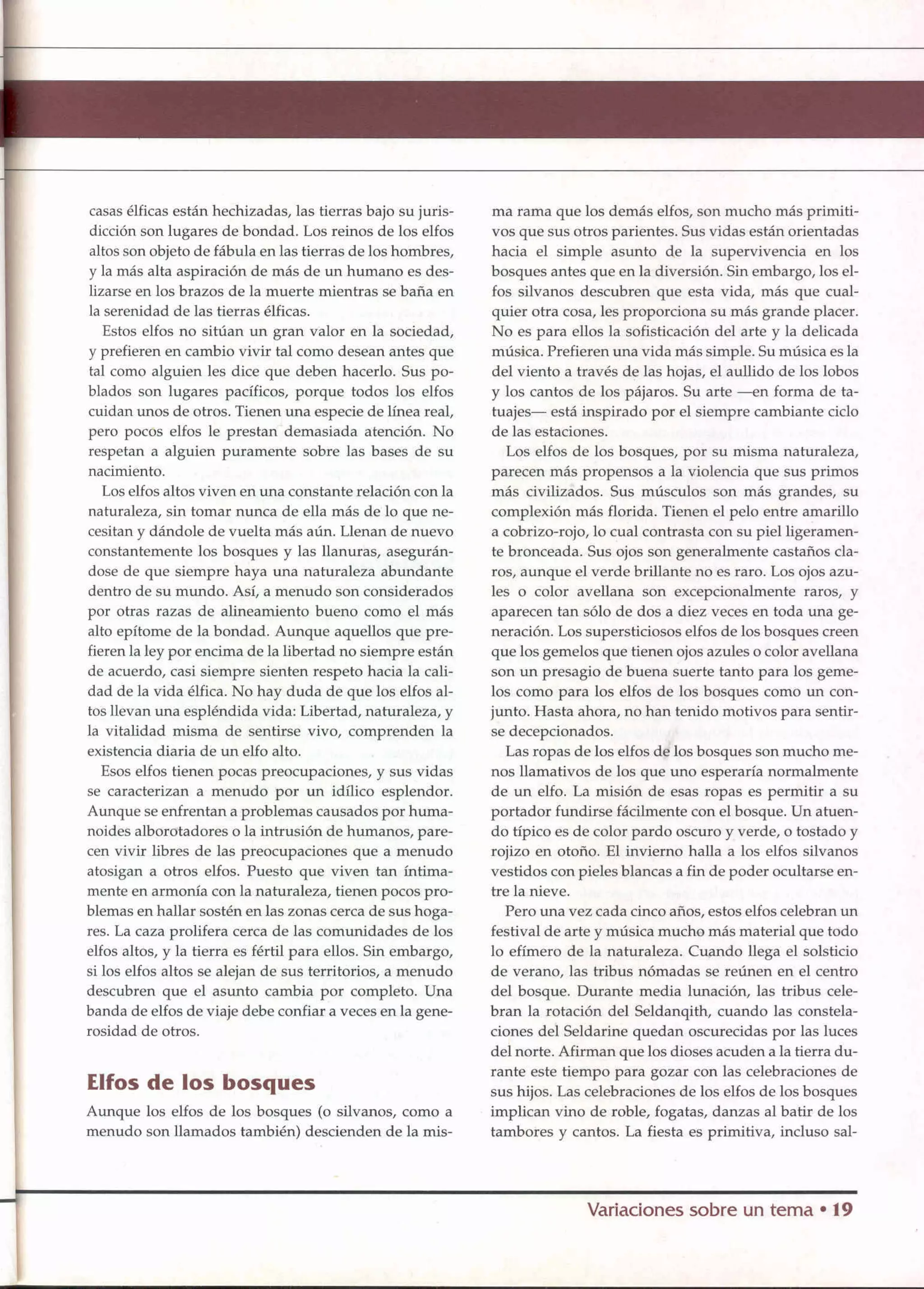 D&D   2.0 -el libro de los elfos