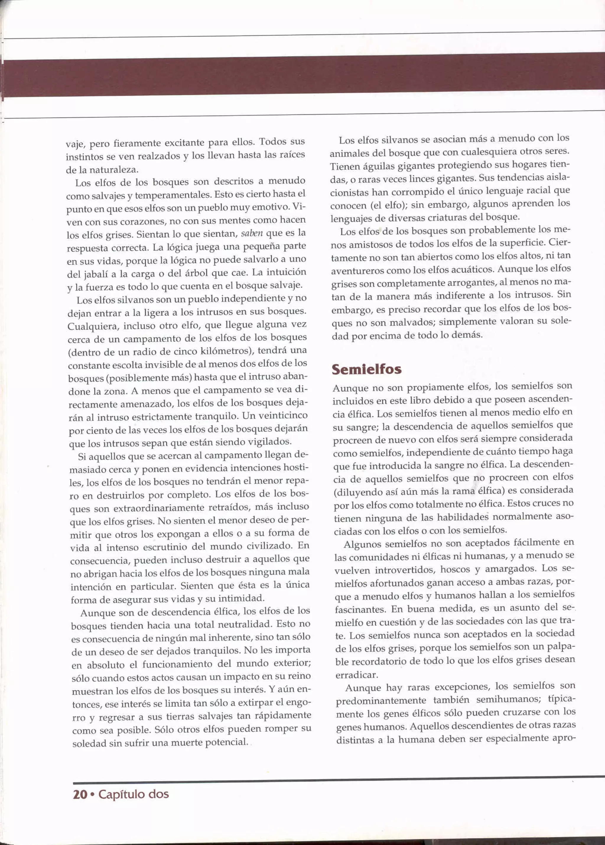 D&D   2.0 -el libro de los elfos