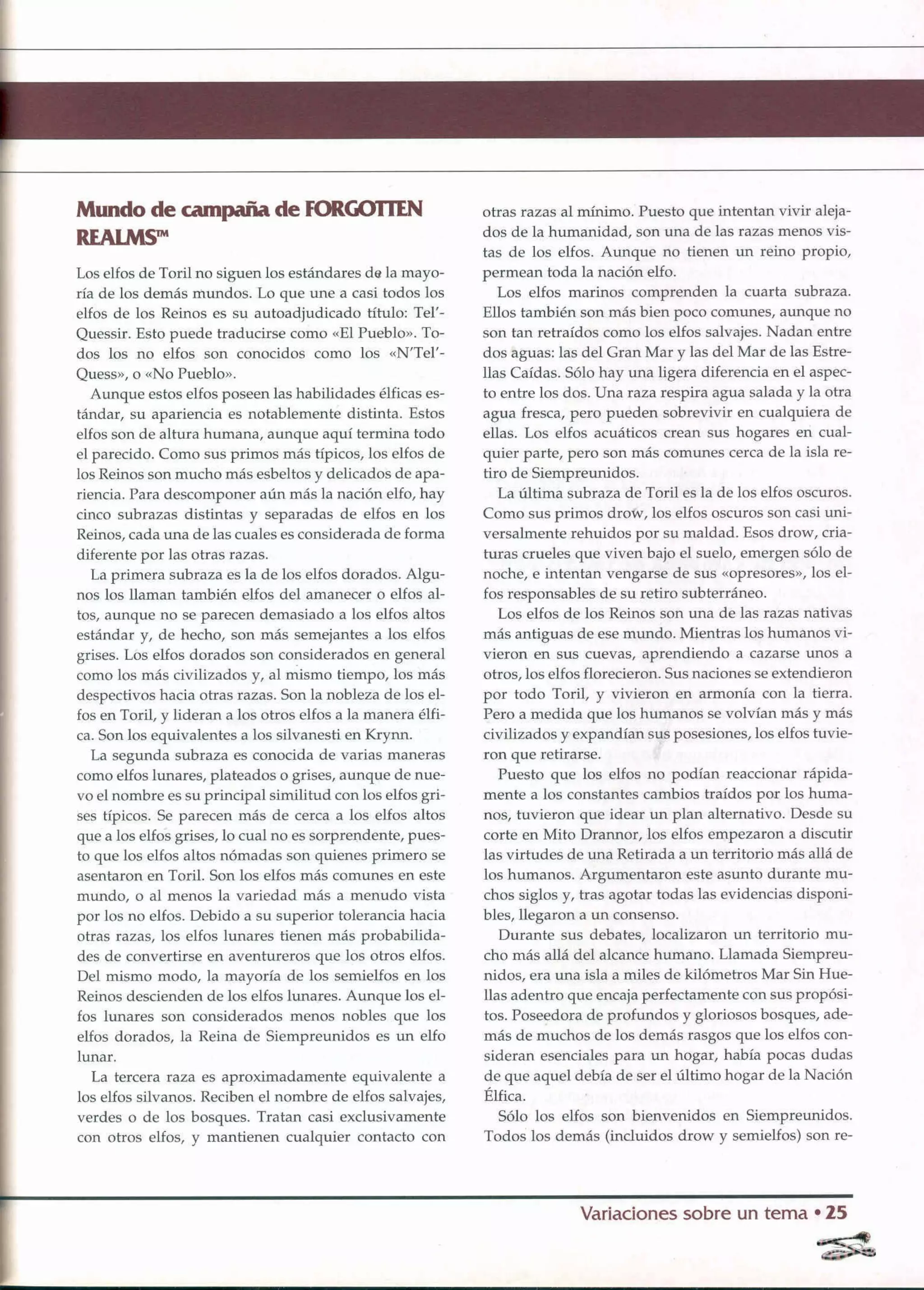 D&D   2.0 -el libro de los elfos