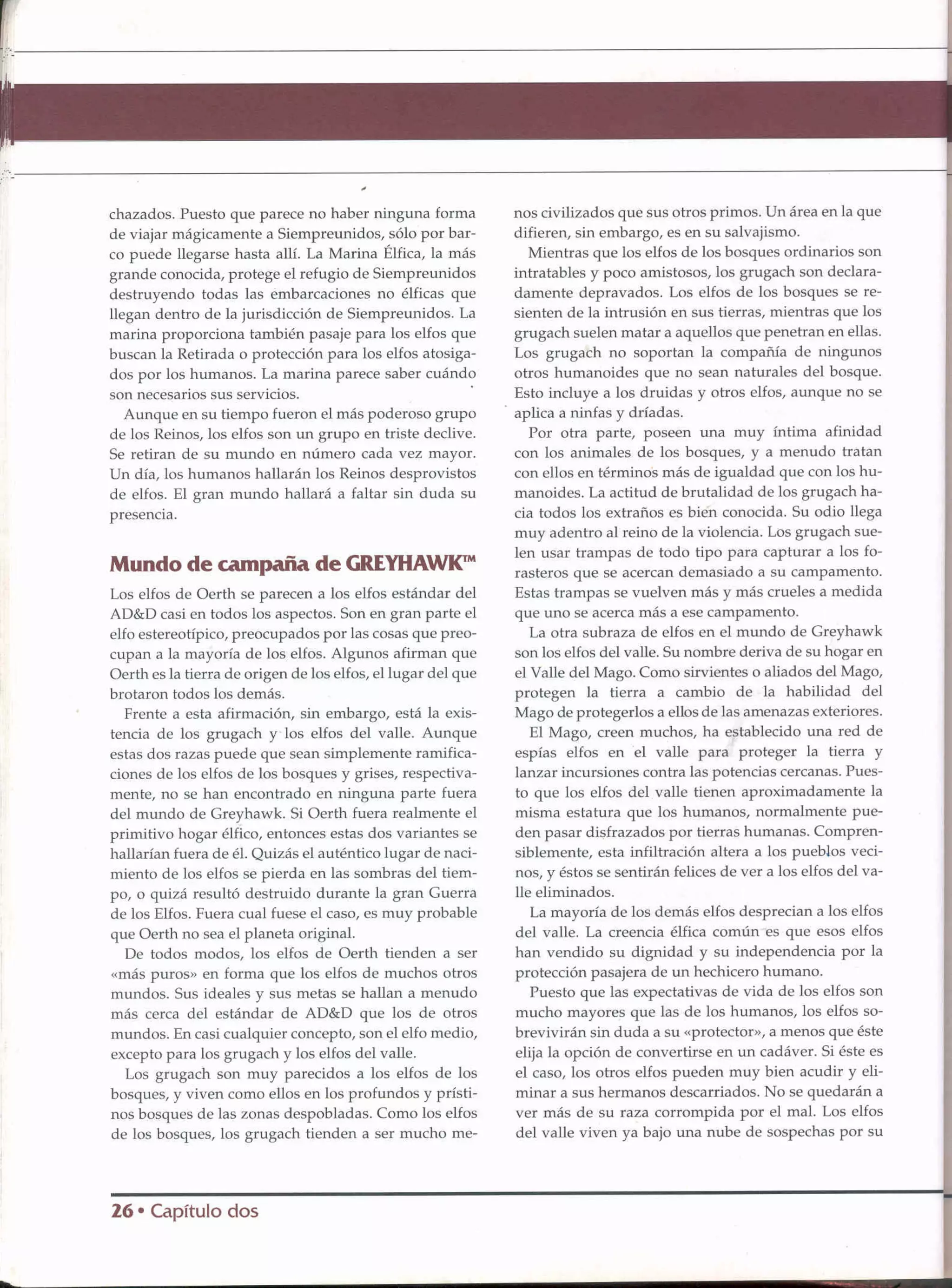 D&D   2.0 -el libro de los elfos