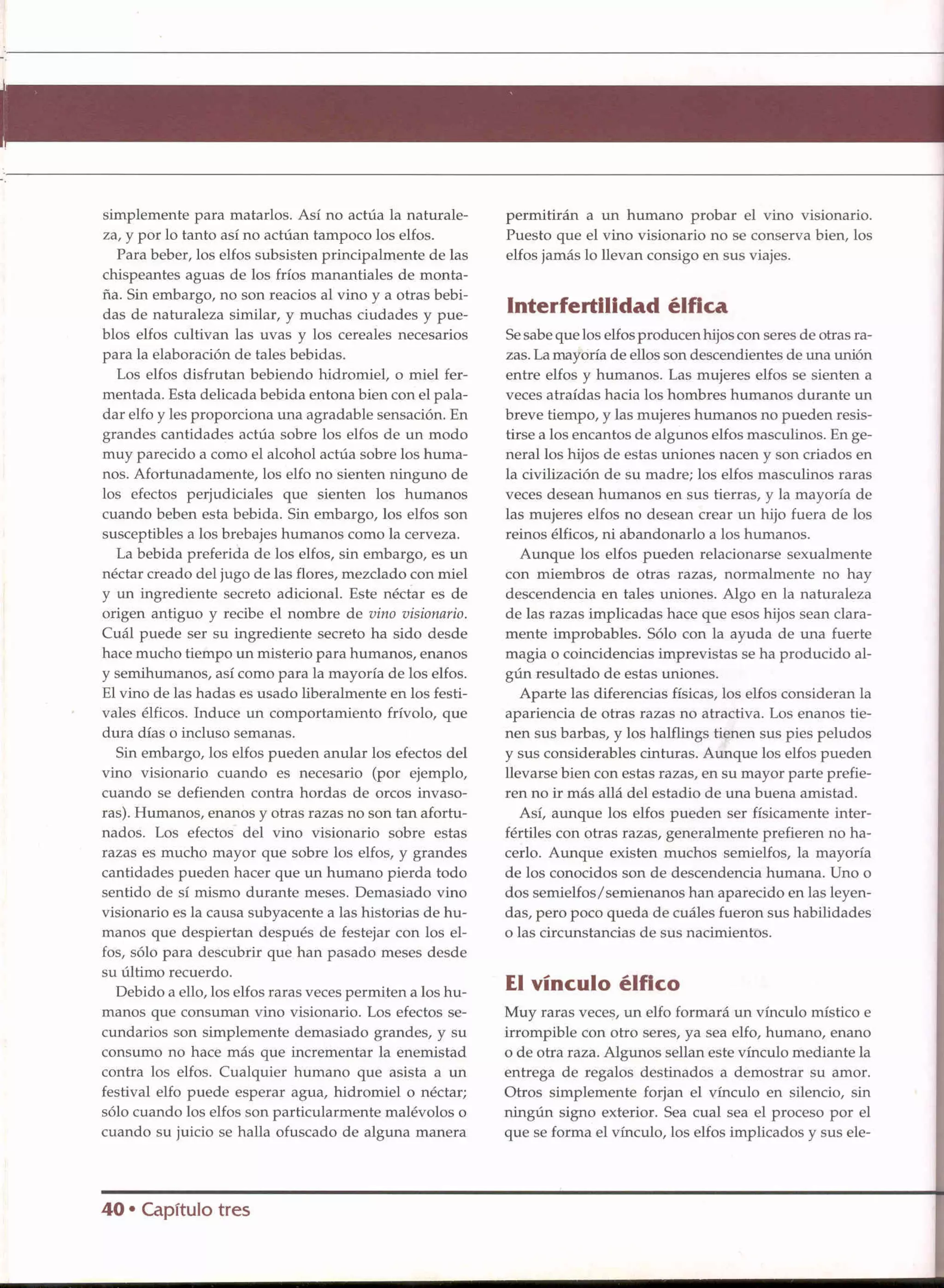 D&D   2.0 -el libro de los elfos