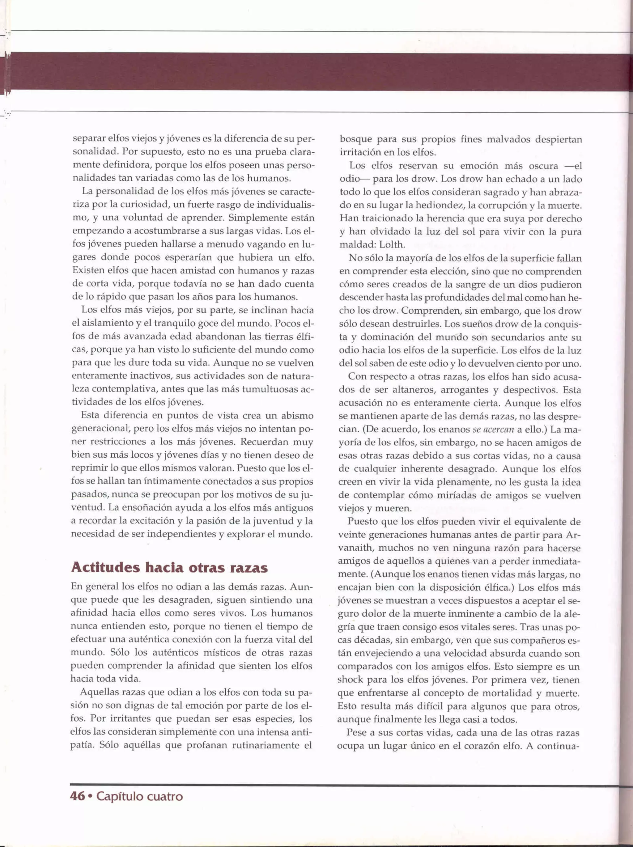 D&D   2.0 -el libro de los elfos