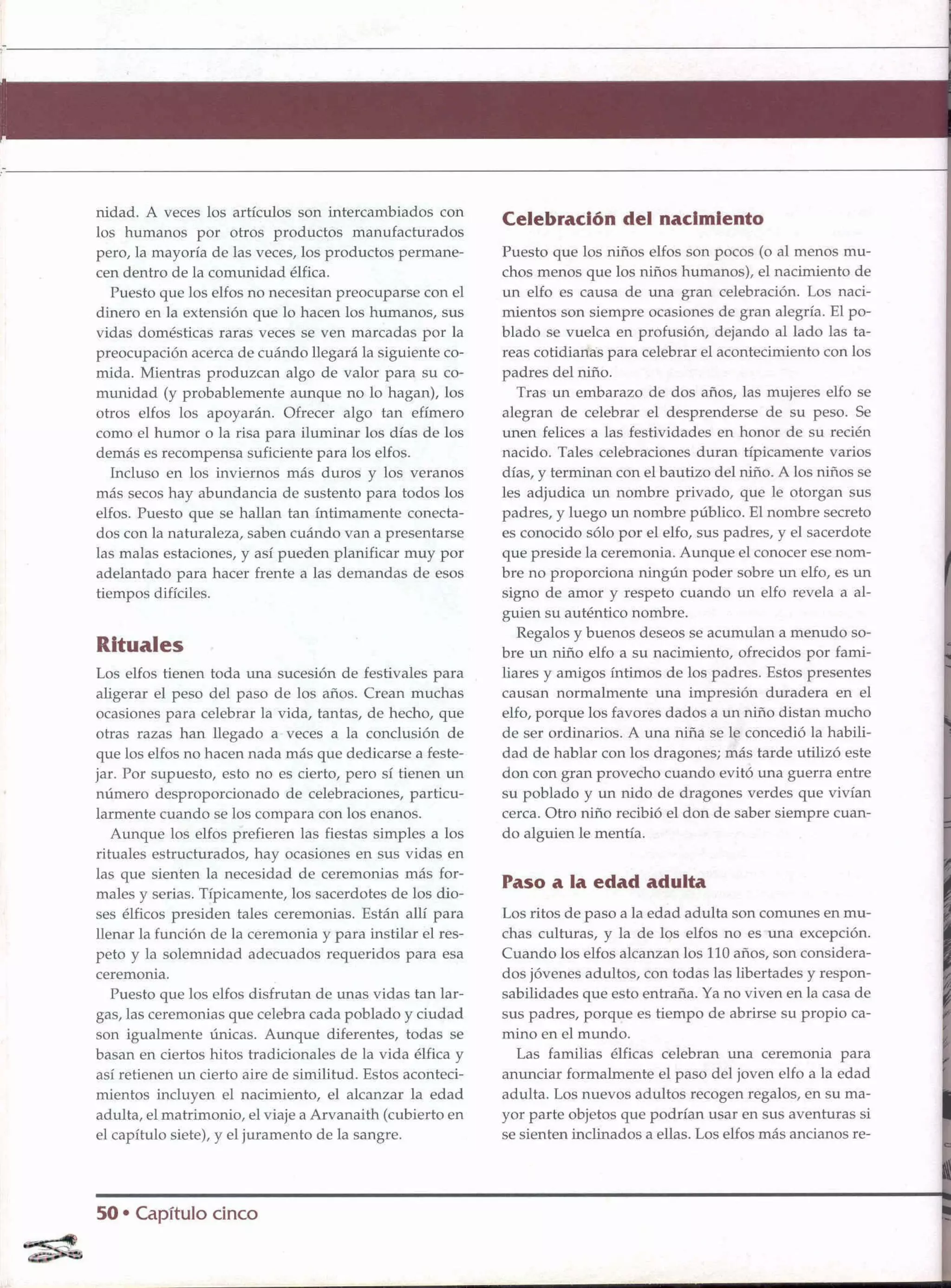 D&D   2.0 -el libro de los elfos