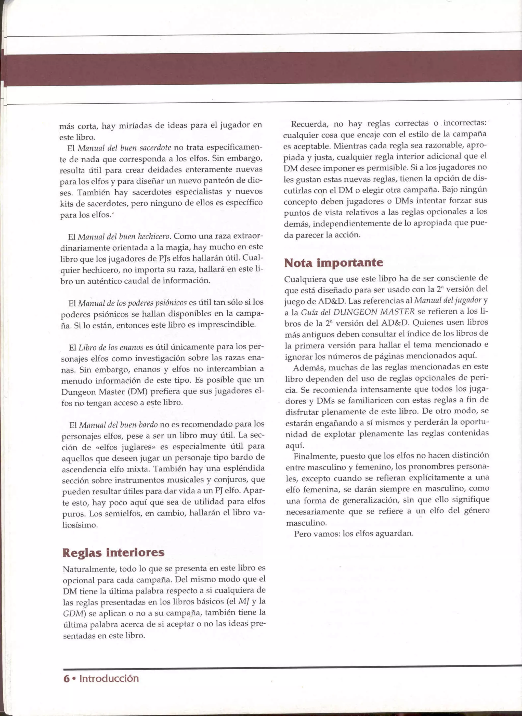 D&D   2.0 -el libro de los elfos