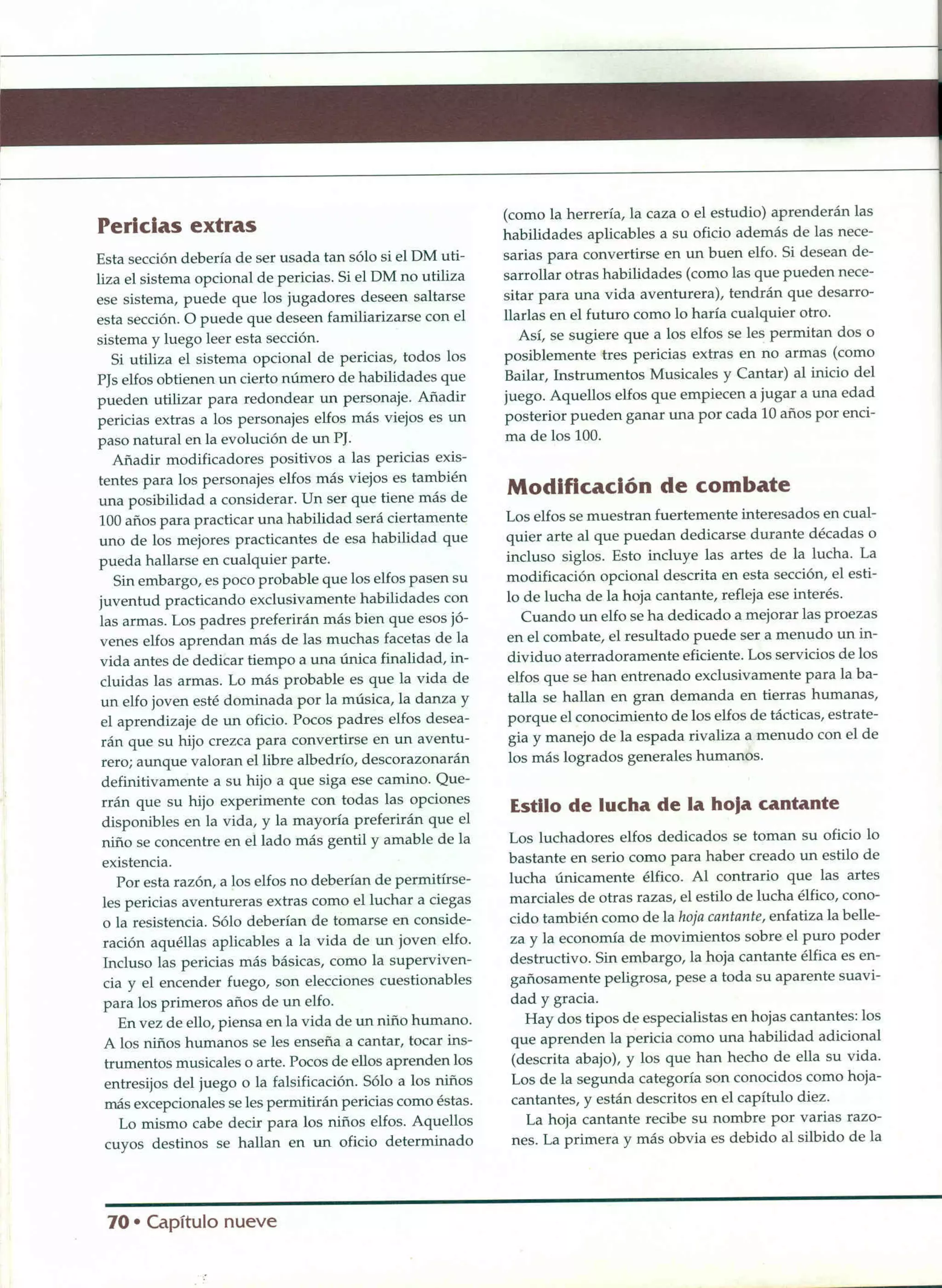 D&D   2.0 -el libro de los elfos