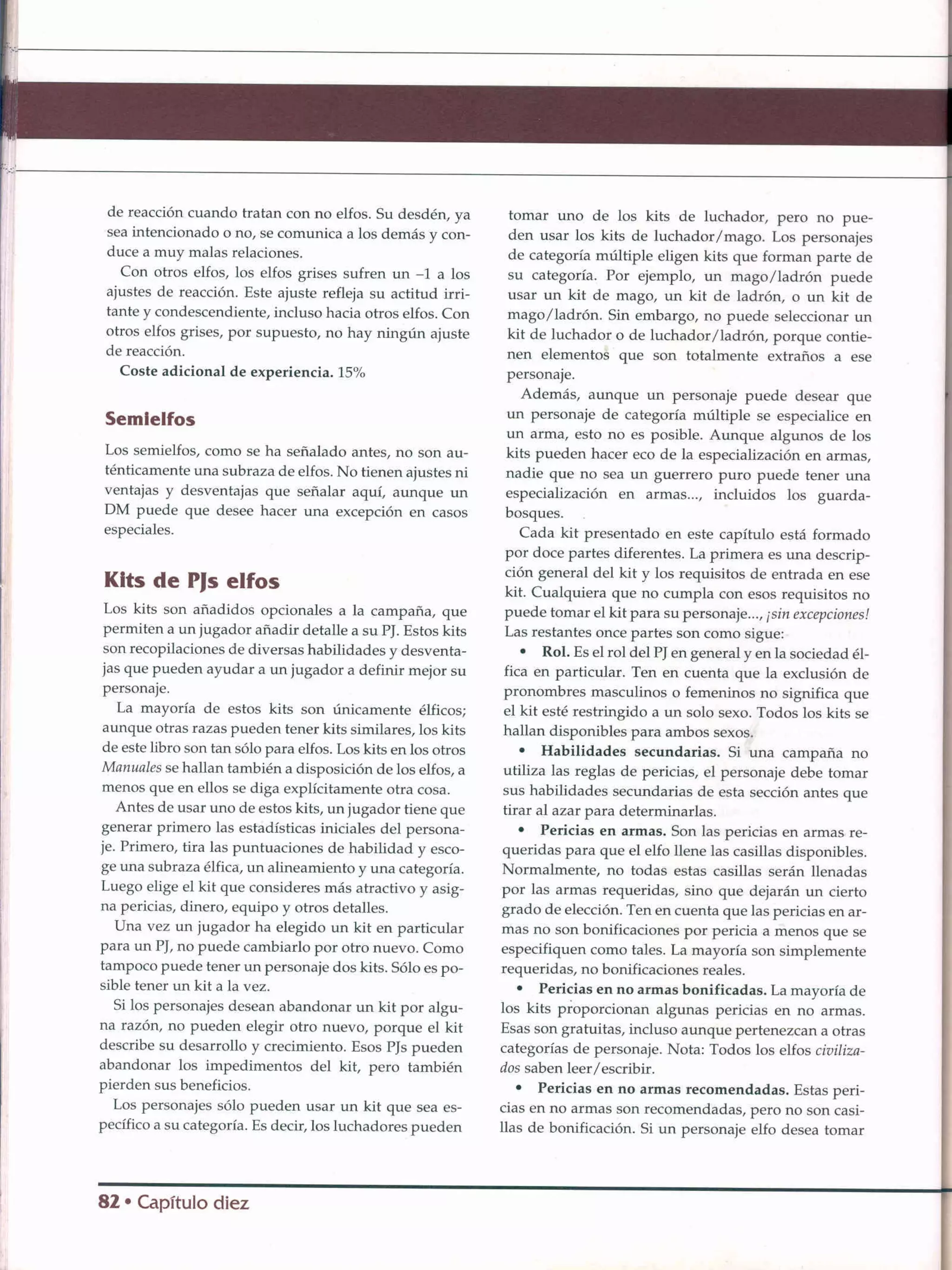 D&D   2.0 -el libro de los elfos