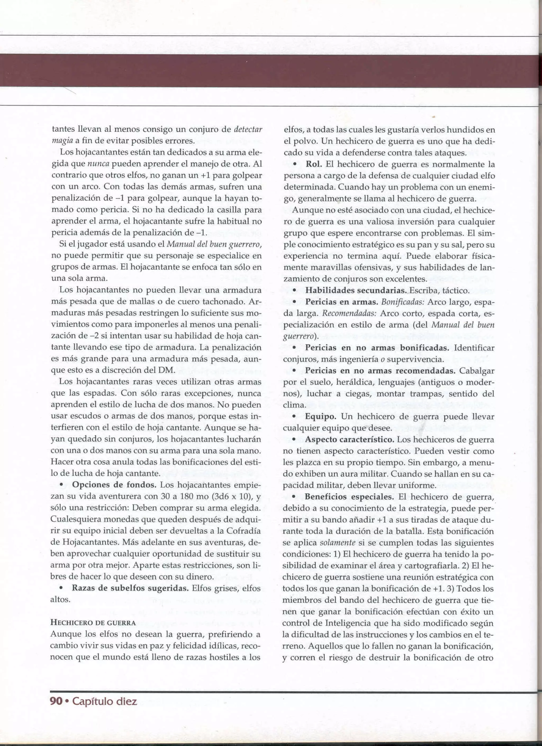 D&D   2.0 -el libro de los elfos