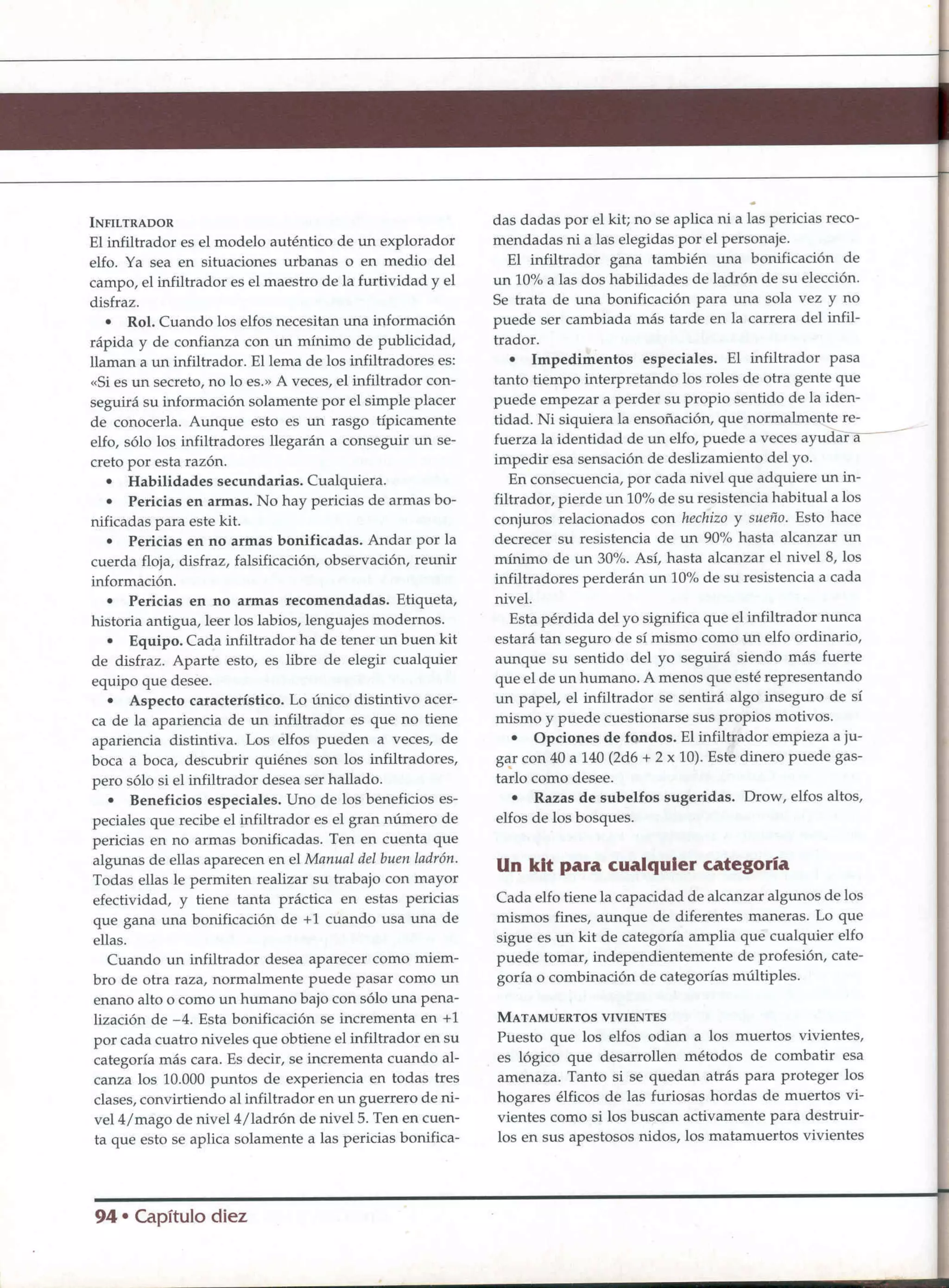 D&D   2.0 -el libro de los elfos