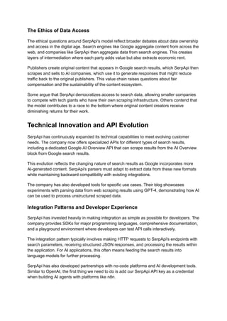 Serpapi Results.pdf The Web Scraping Engine Powering AI's Search Revolution: How SerpApi ...