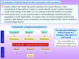 defect point and surafce point and volum point | PPT