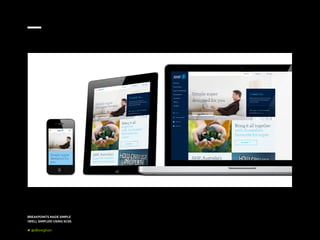 BREAKPOINTS MADE SIMPLE
(WELL SIMPLER) USING SCSS
@dkeeghan
 