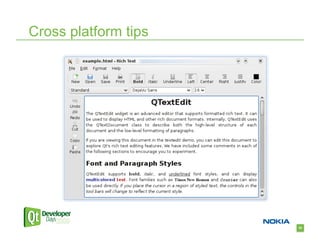 Cross platform tips




                      53
 