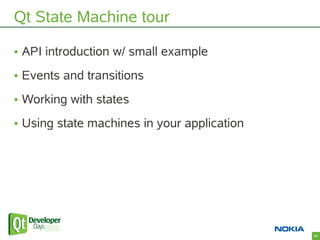 Qt Python State Machine Qt State Machine Framework | PDF