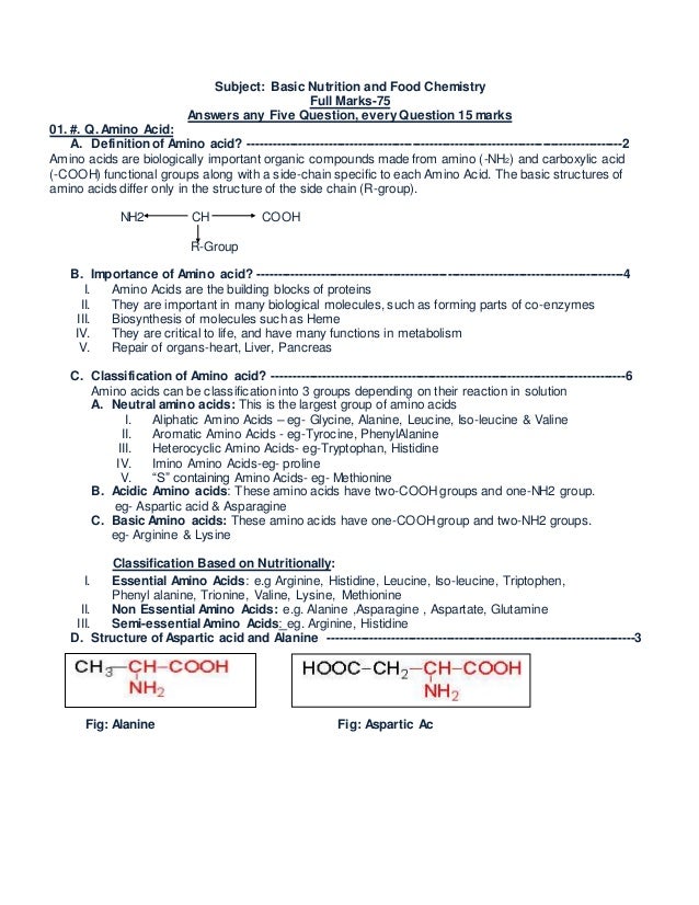 Final_03_ November,13_Basic nutrition & Food Chemistry (Short Q & A-M…
