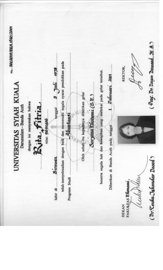 Certificate Syiahkuala
