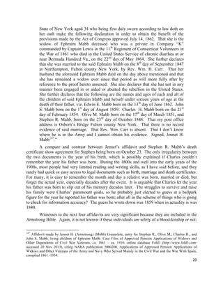 Rev Mabb Ephraim and Jennet (Armstrong) Mabb | PDF