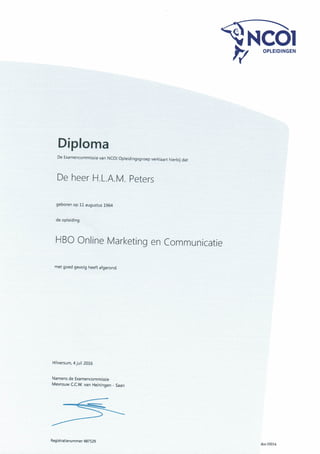 Diploma HBO e-commerce