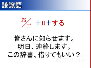 メールの書き方 その１ 敬語への入門