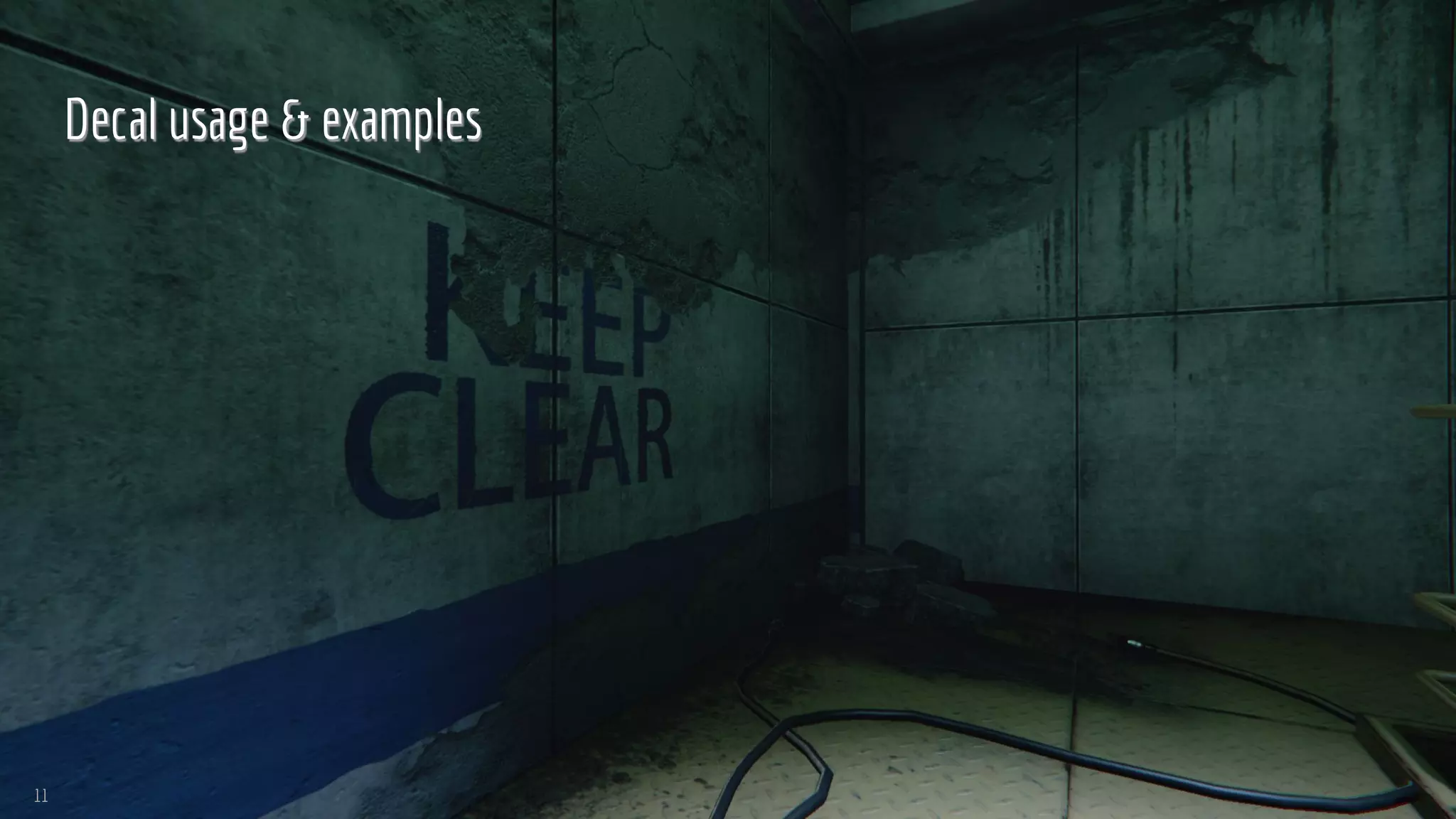 Decal usage & examples
11
 