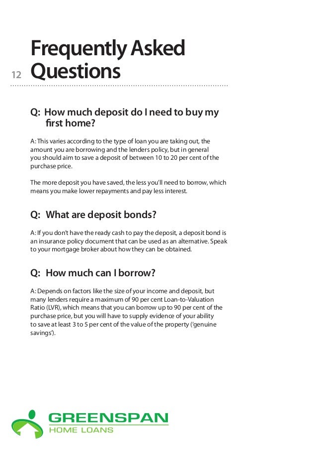 how much deposit do i need to buy my first home