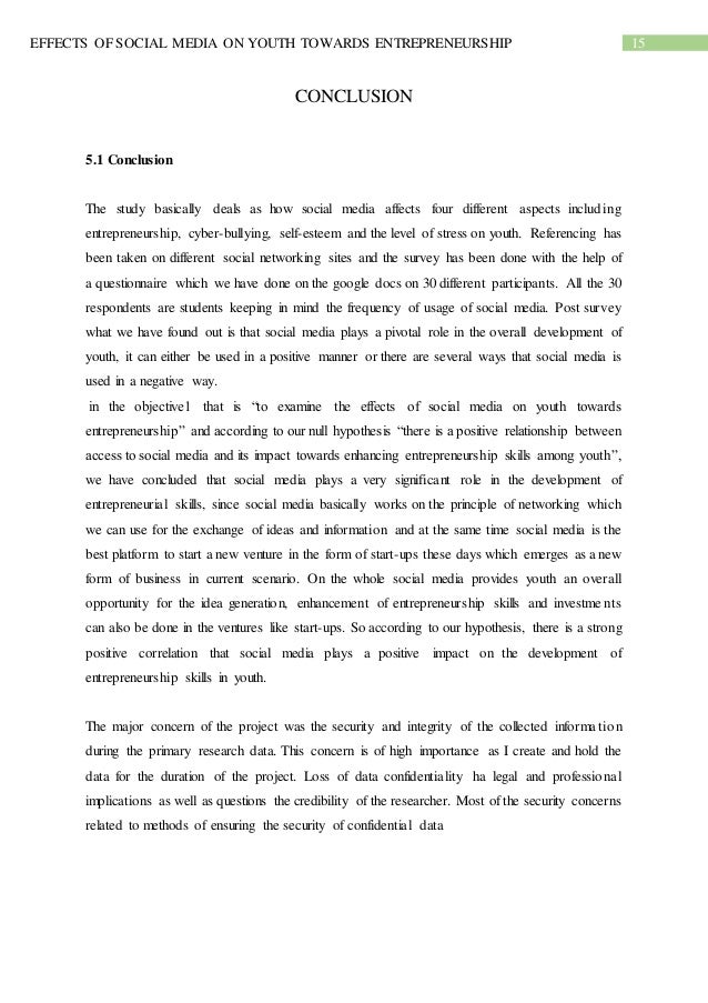 Research paper on media influence on youth