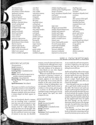 Spell Compendium D&D 3.5 spell compendium | PDF