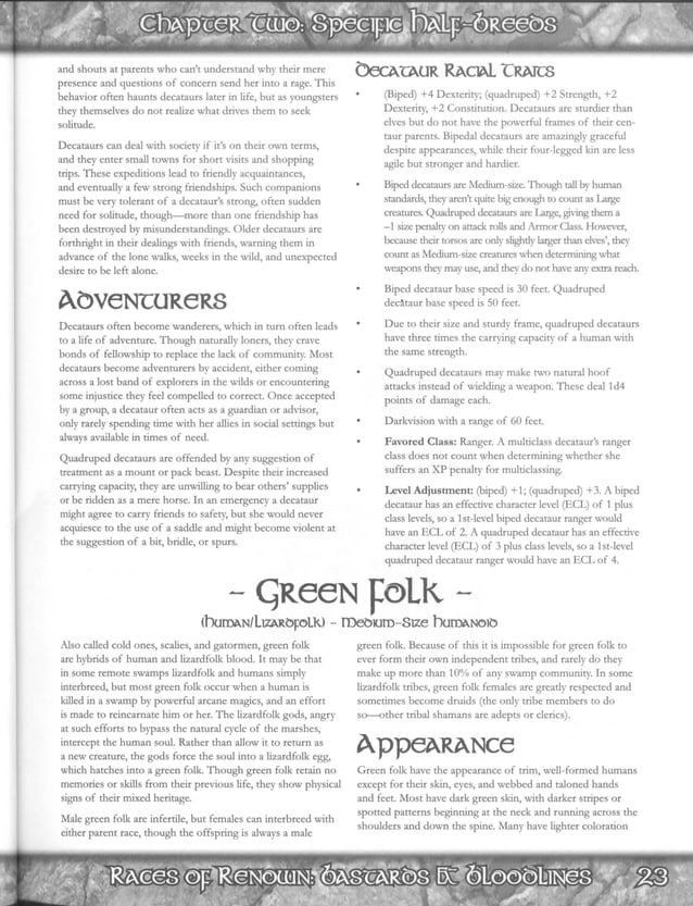 D&D 3.5 bastards and bloodline PDF