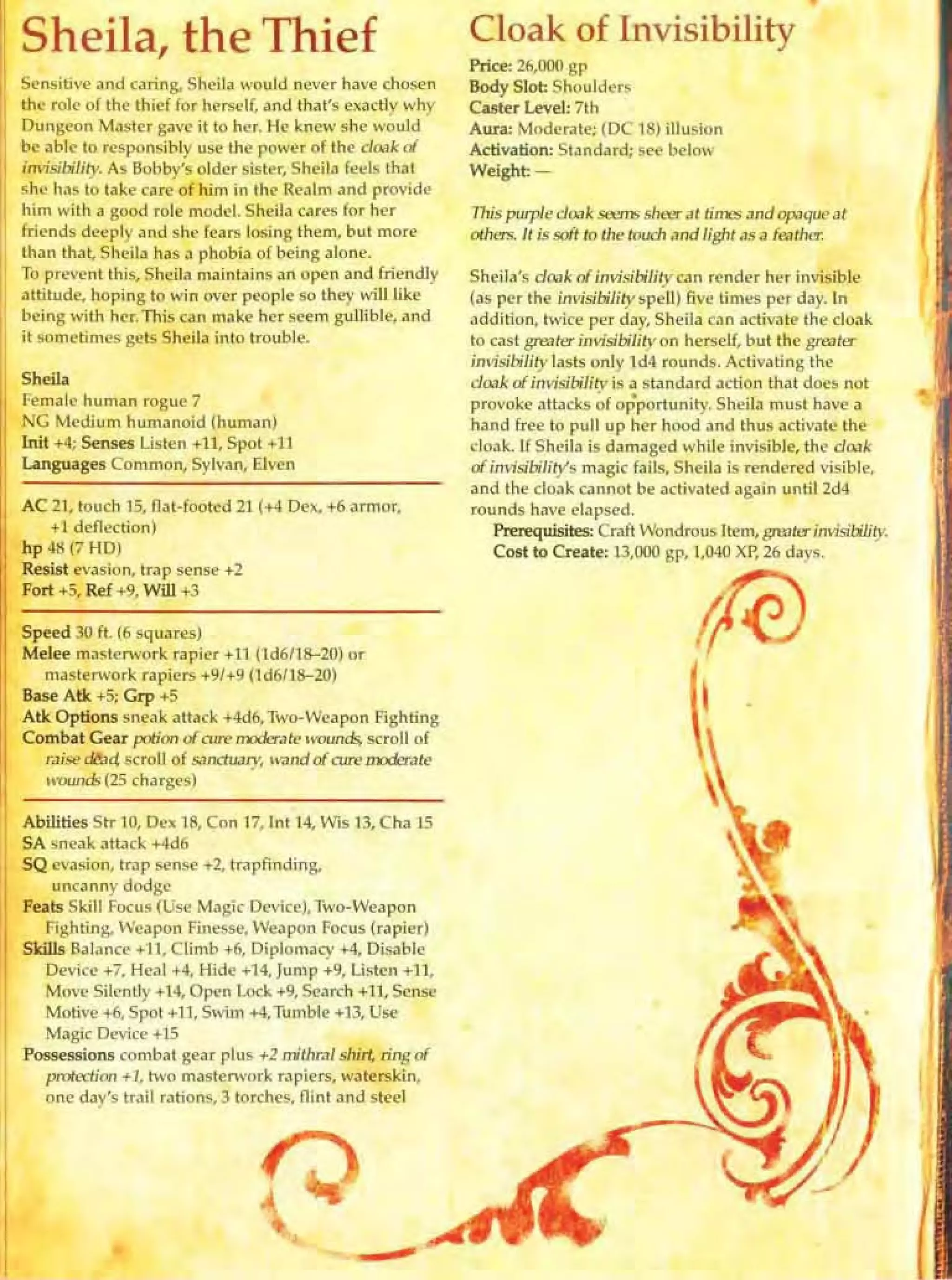 D&D 3.5  animated series handbook