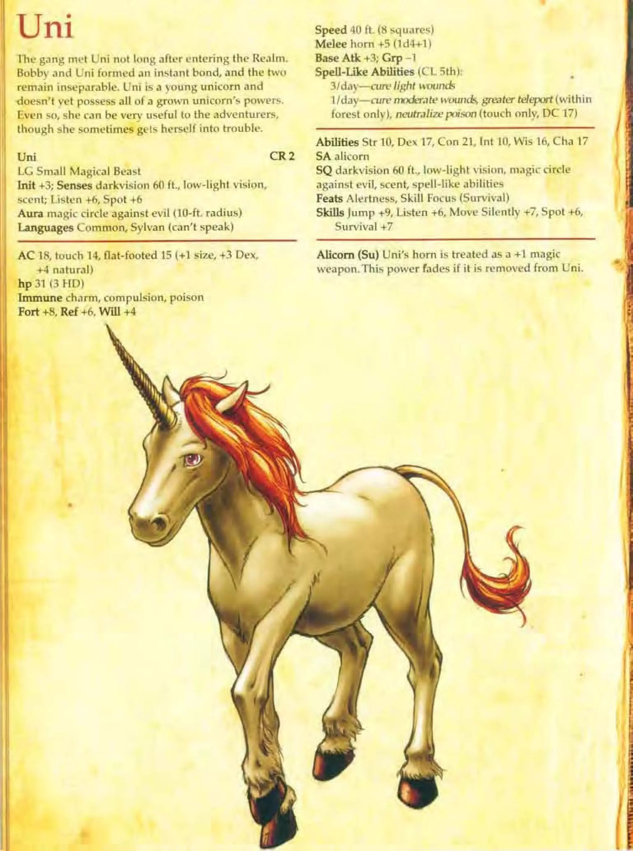 D&D 3.5  animated series handbook