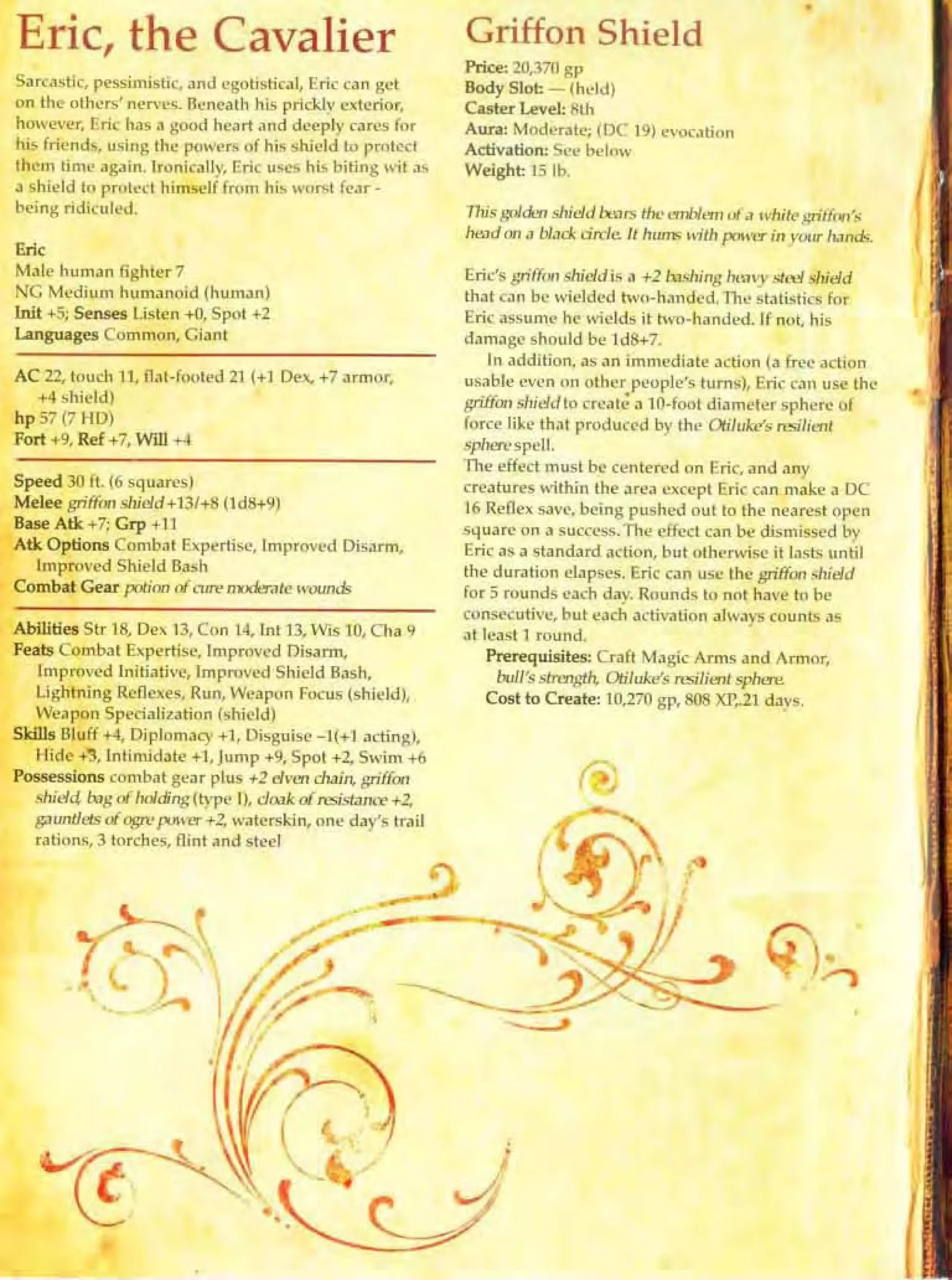 D&D 3.5  animated series handbook