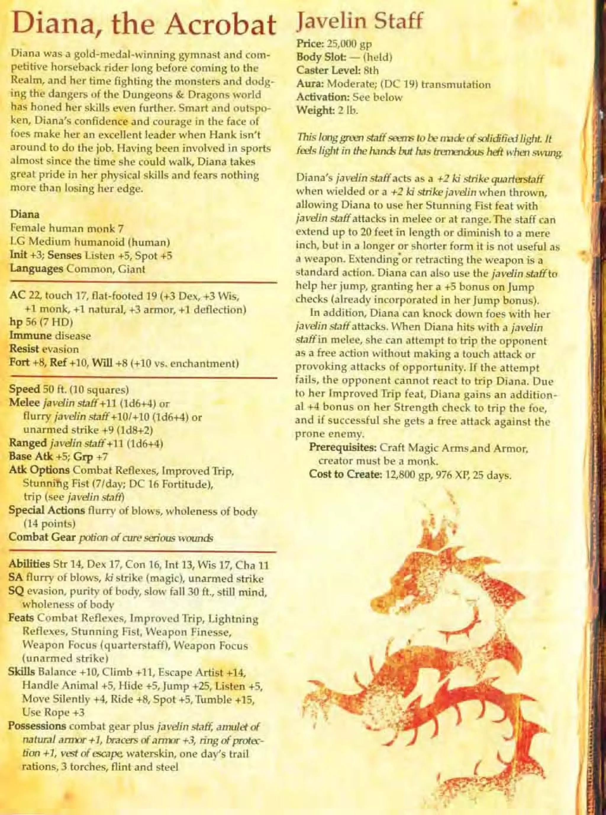 D&D 3.5  animated series handbook