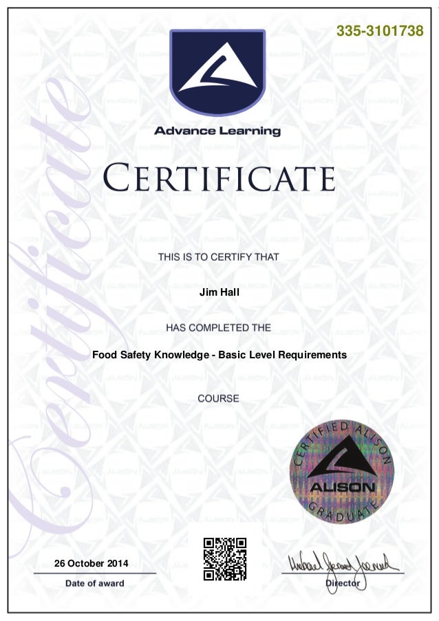 basic certificate