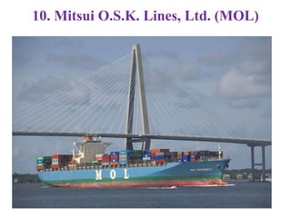 10. Mitsui O.S.K. Lines, Ltd. (MOL)
 