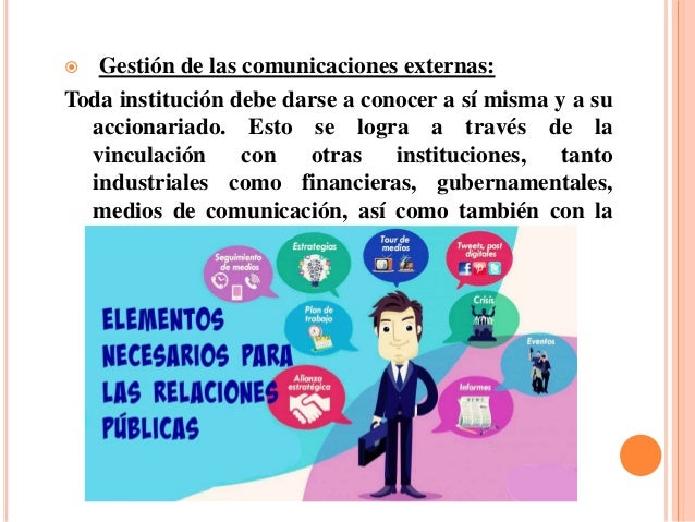 peculiaridades de las relaciones publicas