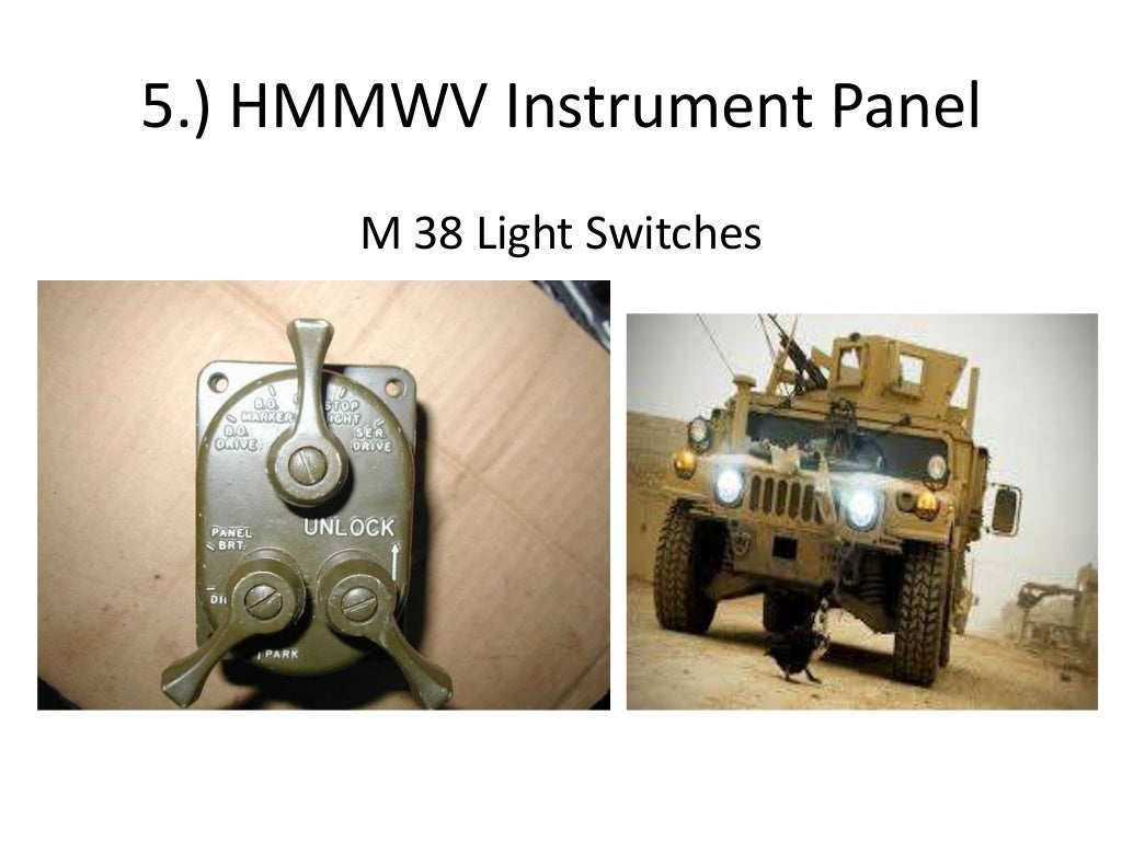 Preventative Maintenance (PMCS) of HMMWV
