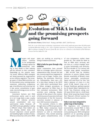 Consultant's Review_Evolution of M&A in India