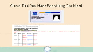 Check That You Have Everything You Need
 