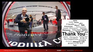 ~ Driving Vision News (DVN) Shanghai 2015 ~ 54 ROBERTMILLER ~ Automotive Lighting Design
 