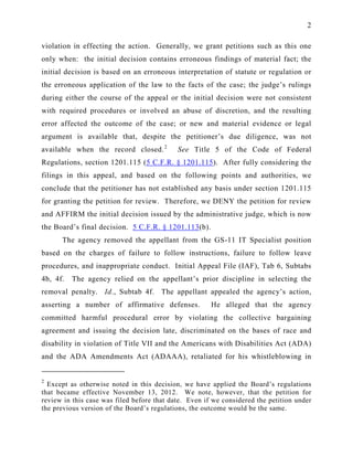 Merit Systems Protection Board Docket Number SF-0752-11-0427-I-1 | PDF