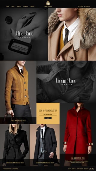 hellen anthony ecommerce fashion website and app ios and android ui, ux design